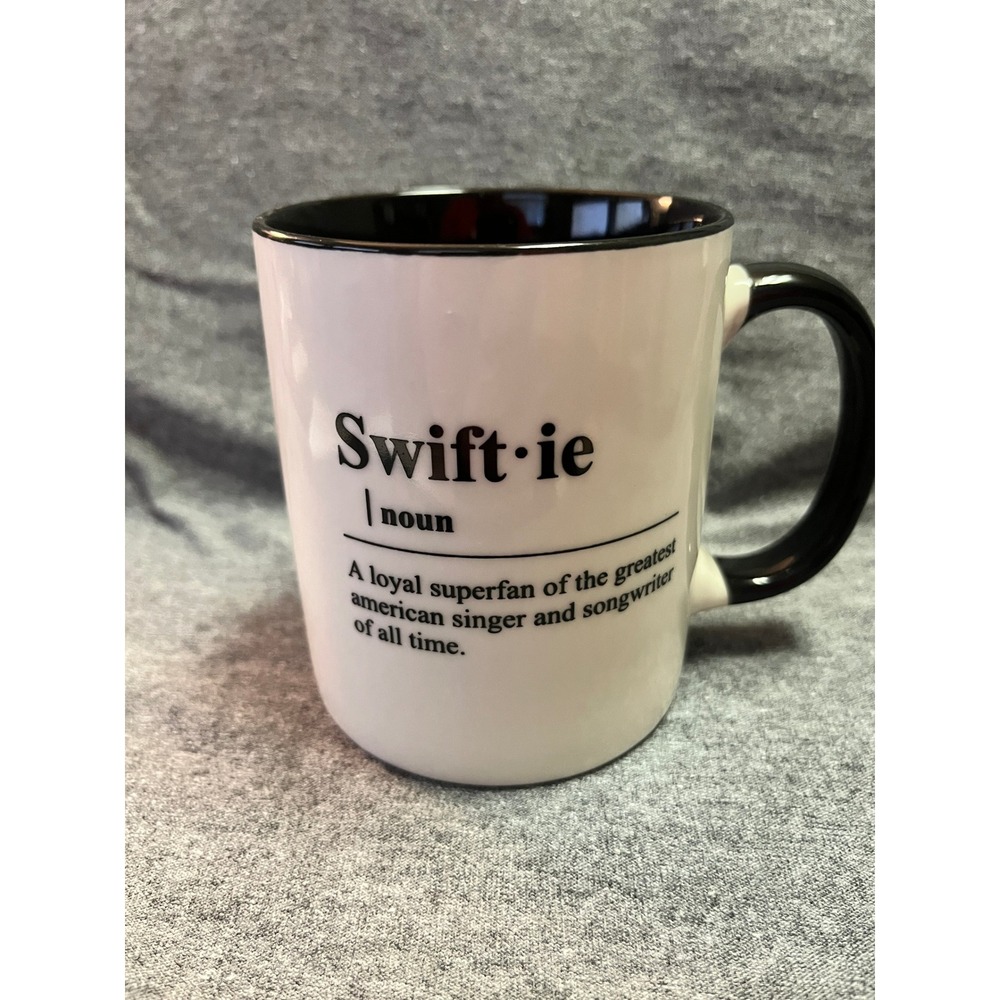 Swiftie Definition Coffee Mug White Ceramic Black Interior Fan Gift
